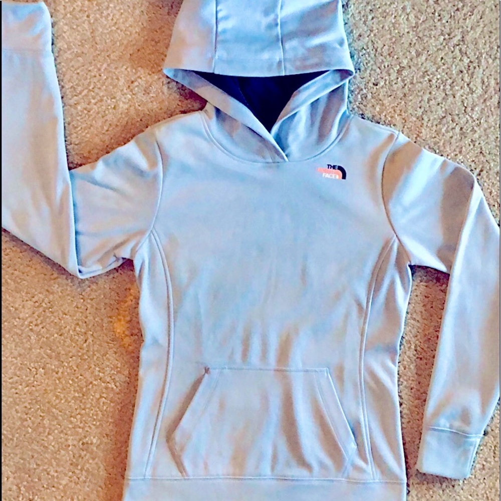 The North Face Women’s Baby Blue Pullover Hoodie